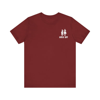 Horse Boy - Live Free Ride Free - Unisex Jersey Short Sleeve Tee