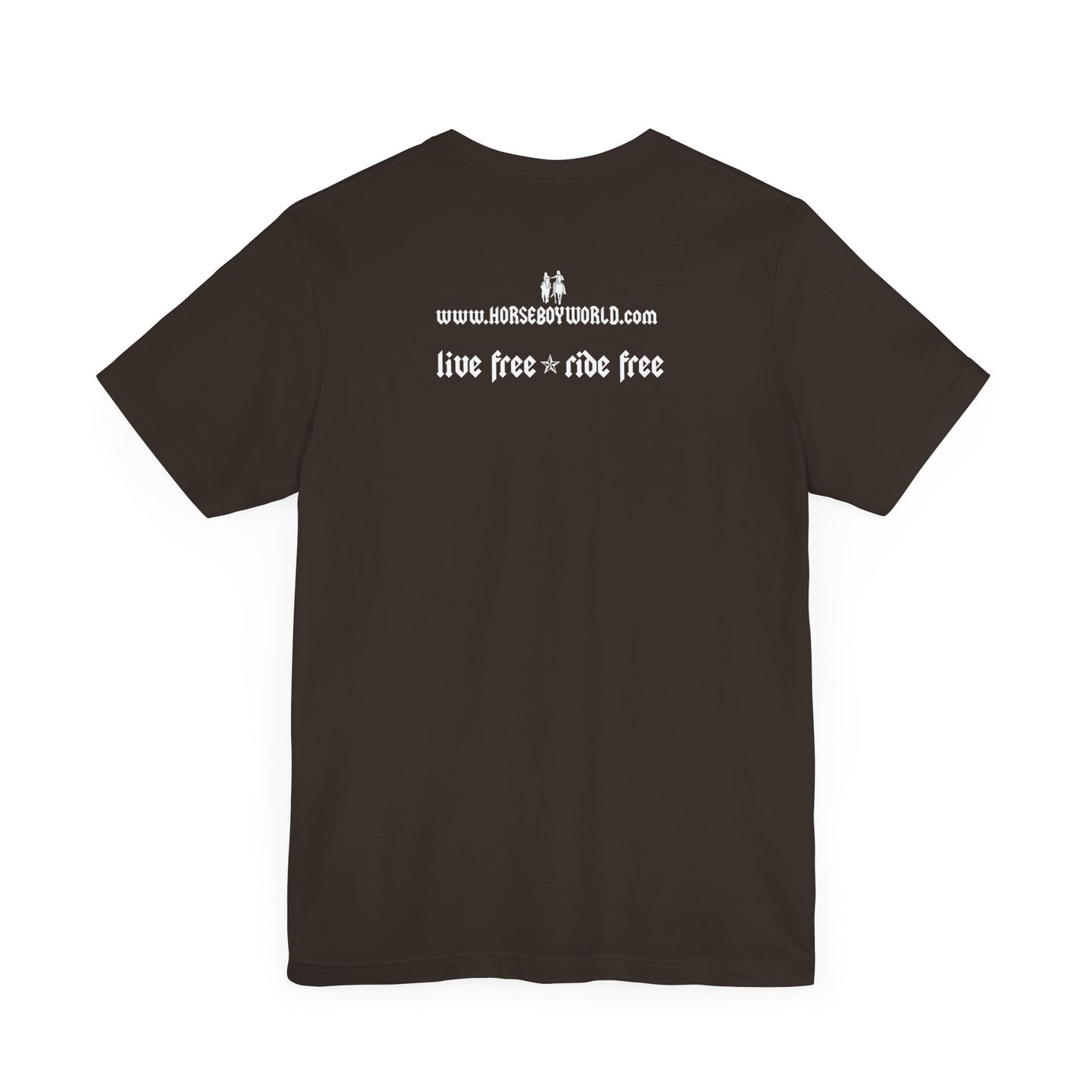 Horse Boy - Live Free Ride Free - Unisex Jersey Short Sleeve Tee