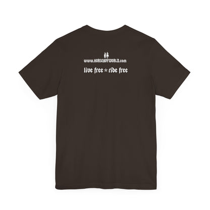 Horse Boy - Live Free Ride Free - Unisex Jersey Short Sleeve Tee