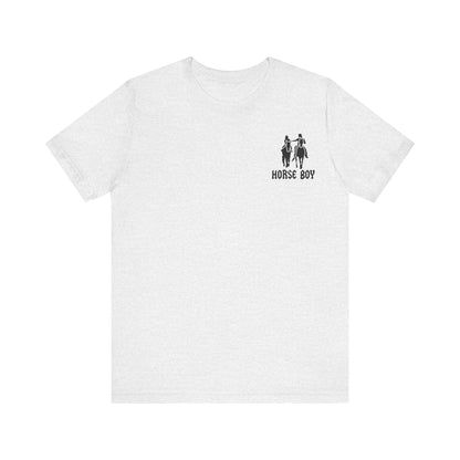 Horse Boy - Live Free Ride Free - Light colors -  Unisex Jersey Short Sleeve Tee