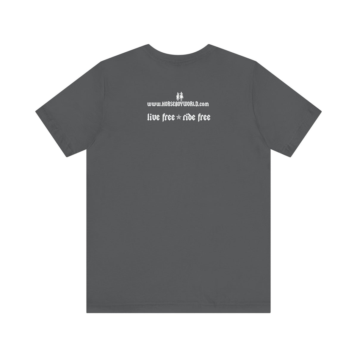 Horse Boy Small White Logo T-Shirt