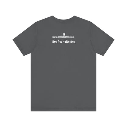 Horse Boy Small White Logo T-Shirt