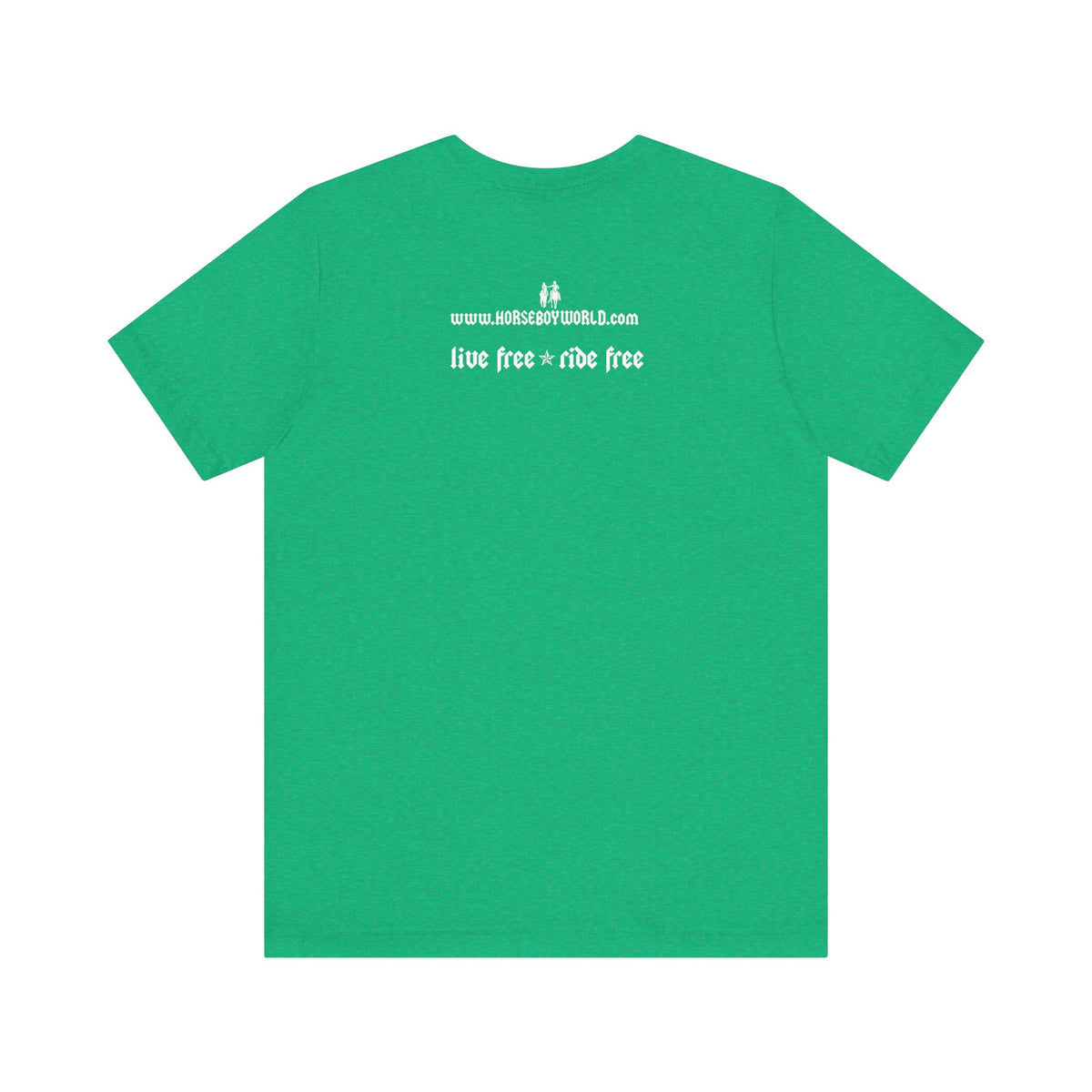 Horse Boy Small White Logo T-Shirt