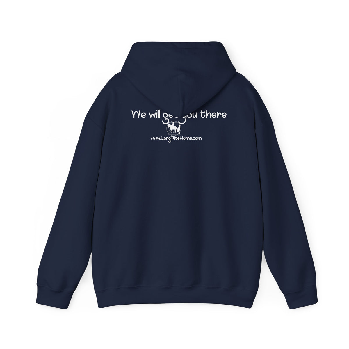 Long Ride Home White Logo Hoodie