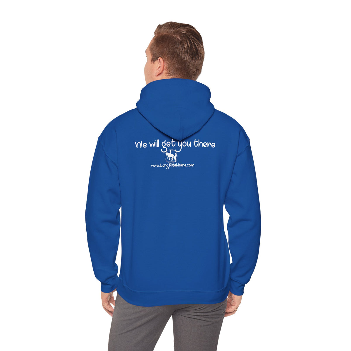 Long Ride Home White Logo Hoodie