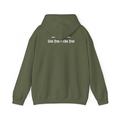 EU printer - Fireblizzard - Unisex Heavy Blend™ Hooded Sweatshirt