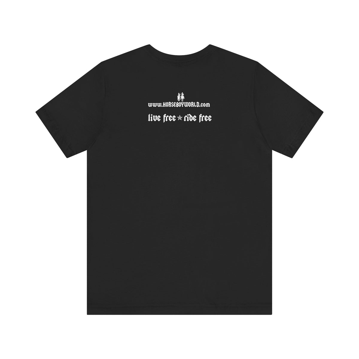 Horse Boy Small White Logo T-Shirt