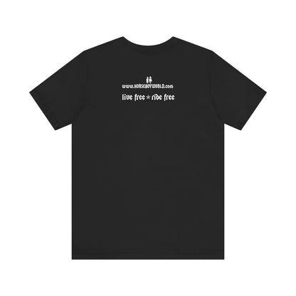 Horse Boy Small White Logo T-Shirt