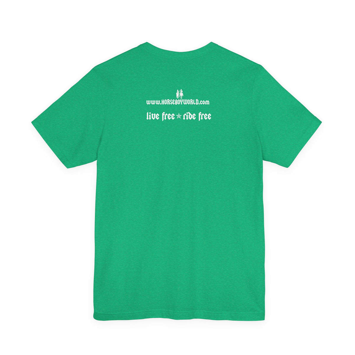 Horse Boy Small White Logo T-Shirt