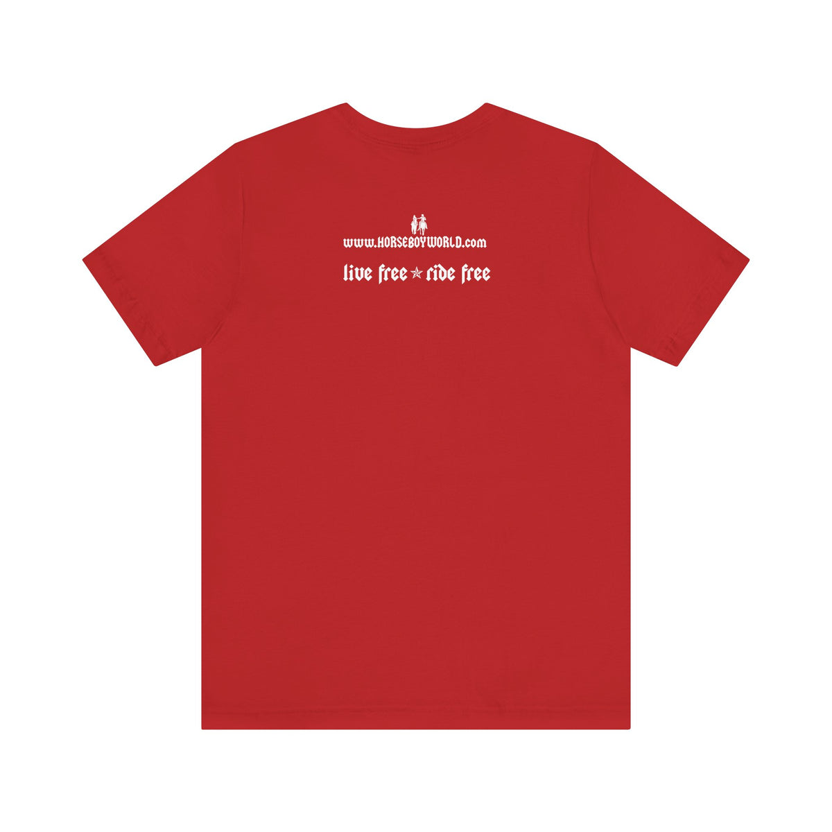 Horse Boy Small White Logo T-Shirt