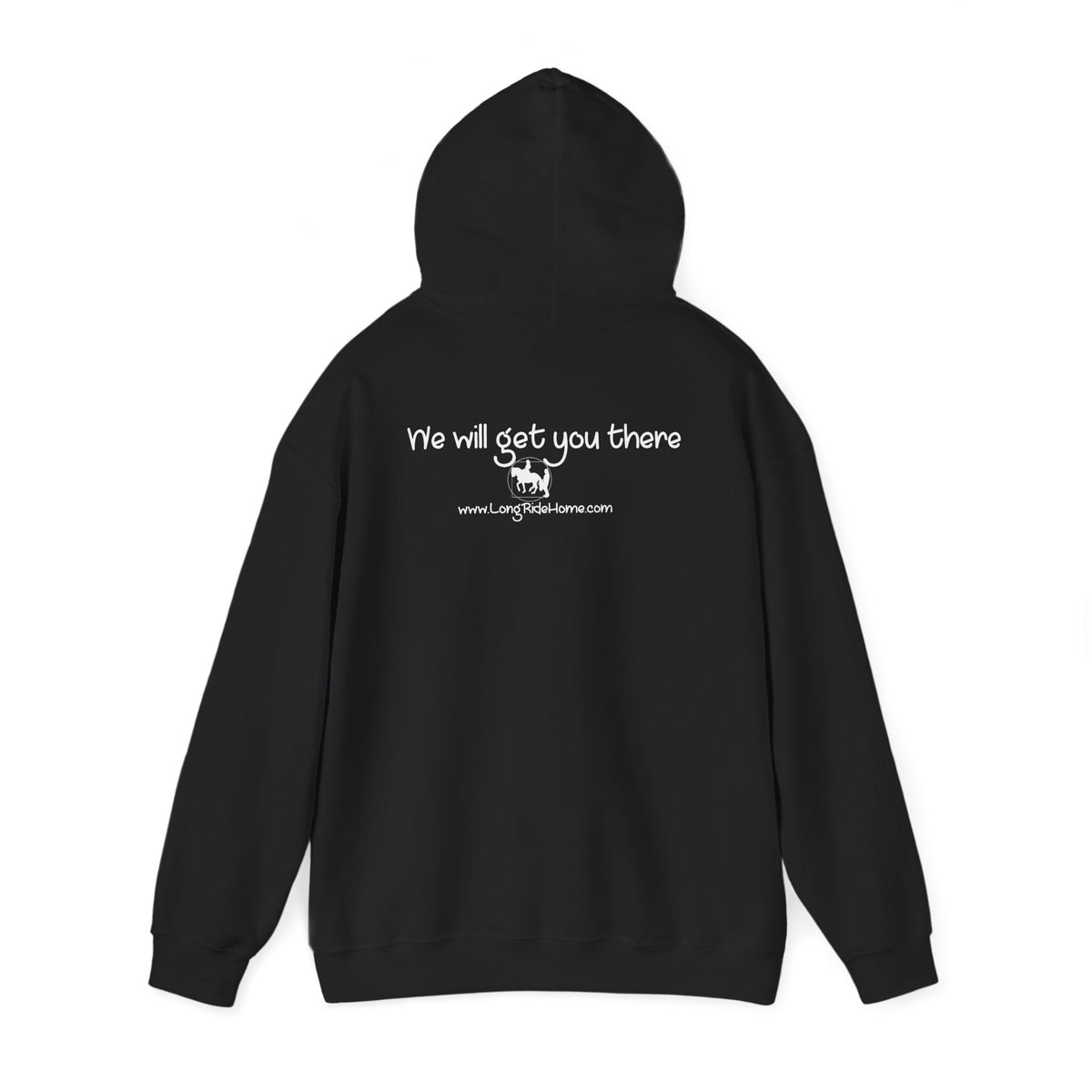 Long Ride Home White Logo Hoodie