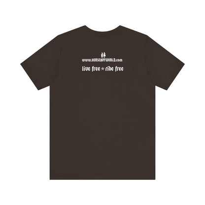 Horse Boy - Live Free Ride Free - Unisex Jersey Short Sleeve Tee