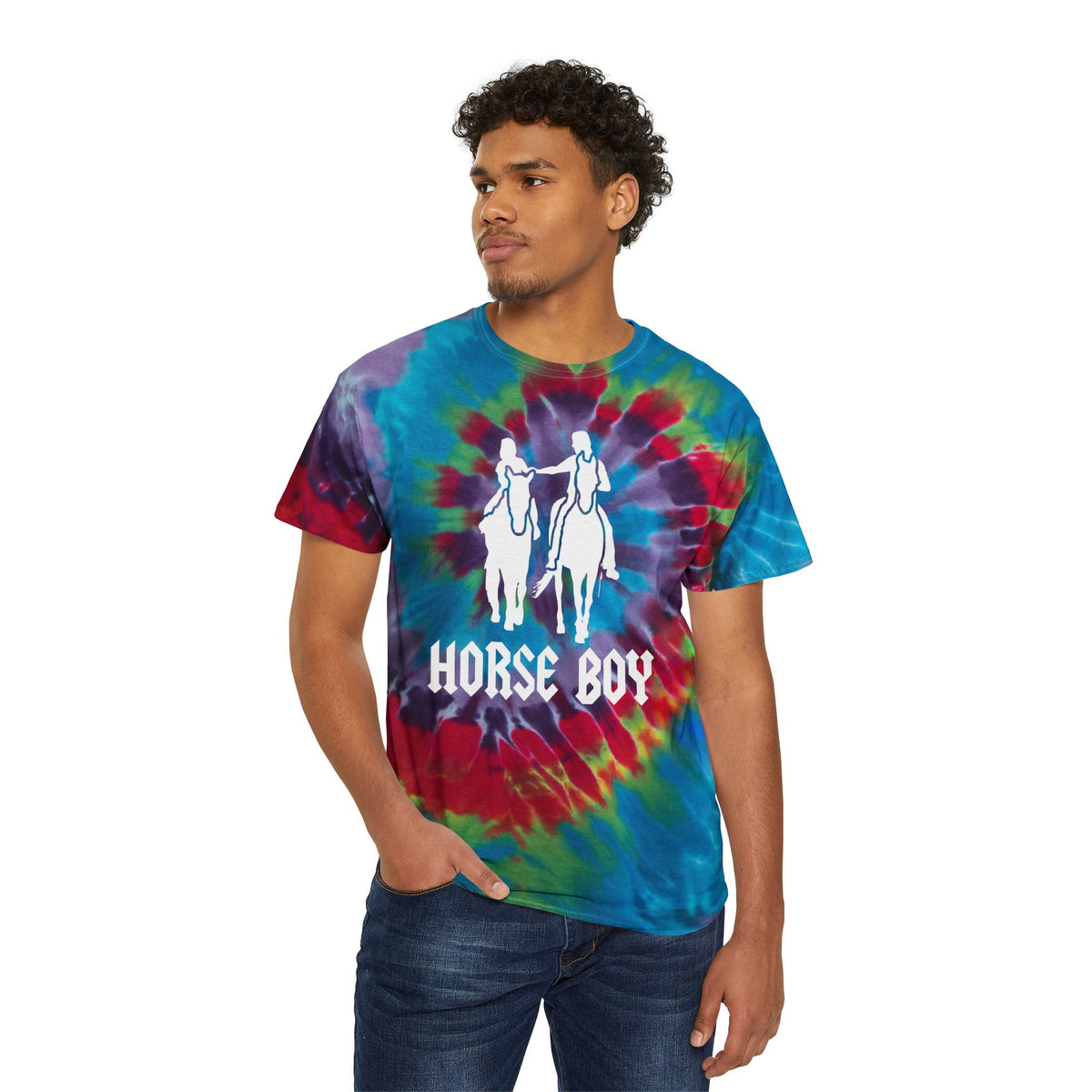 Horse Boy - Tie-Dye Tee, Spiral