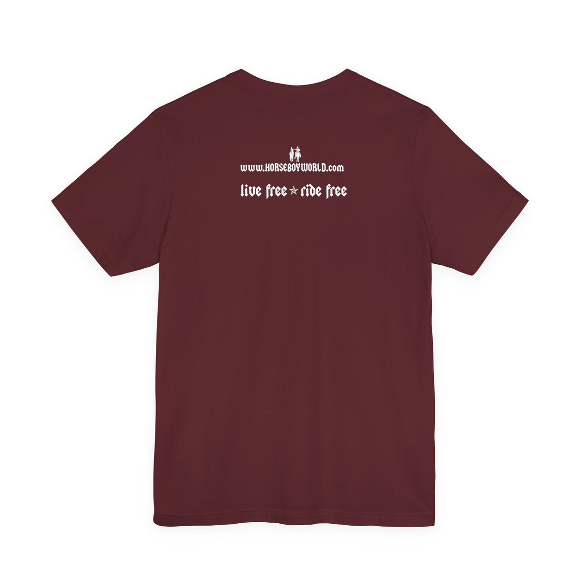 Horse Boy Small White Logo T-Shirt