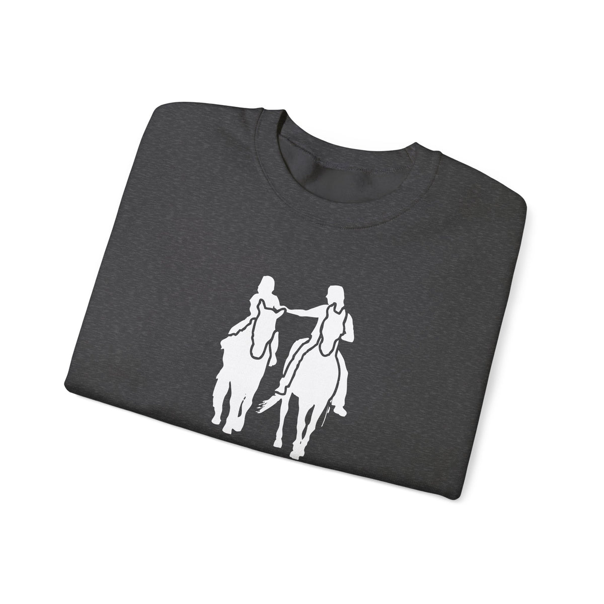 Horse Boy Crewneck Sweatshirt — Live Free, Ride Free on back