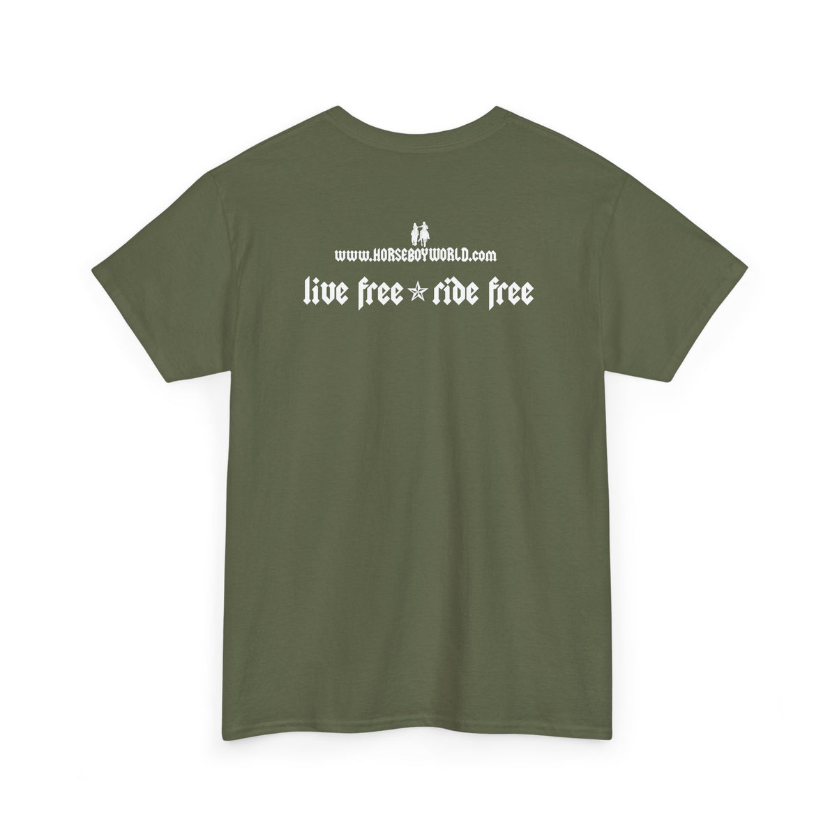 EU Printer - Horse Boy - Unisex Heavy Cotton Tee