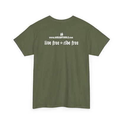 EU Printer - Horse Boy - Unisex Heavy Cotton Tee