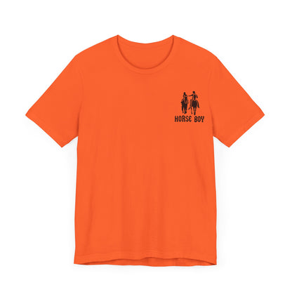 Horse Boy - Live Free Ride Free - Light colors -  Unisex Jersey Short Sleeve Tee