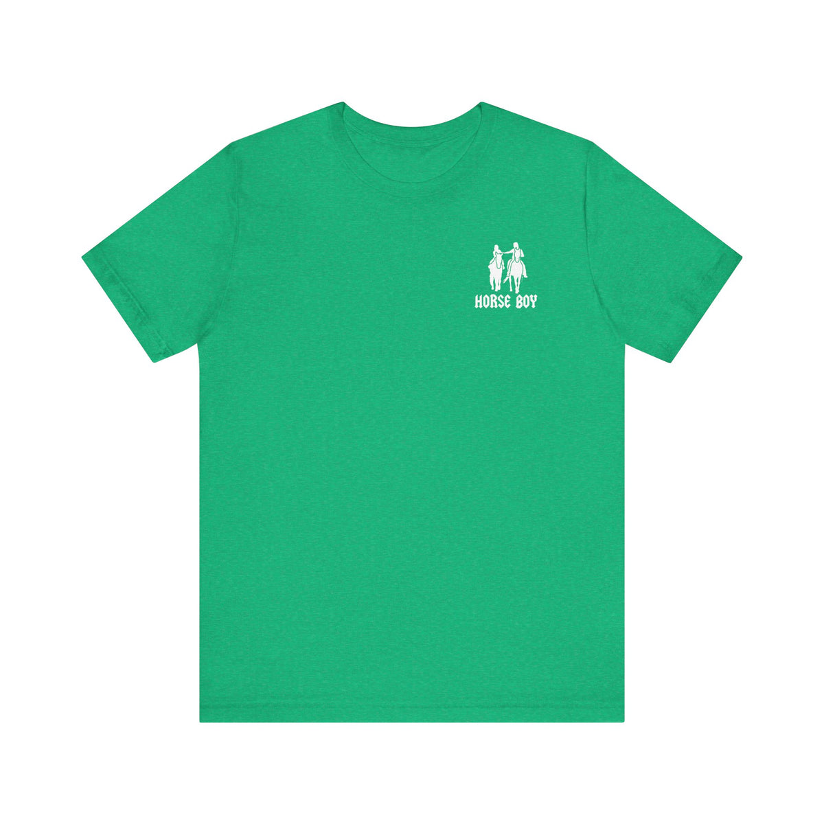 Horse Boy Small White Logo T-Shirt