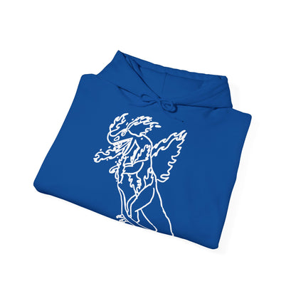 EU printer - Fireblizzard - Unisex Heavy Blend™ Hooded Sweatshirt