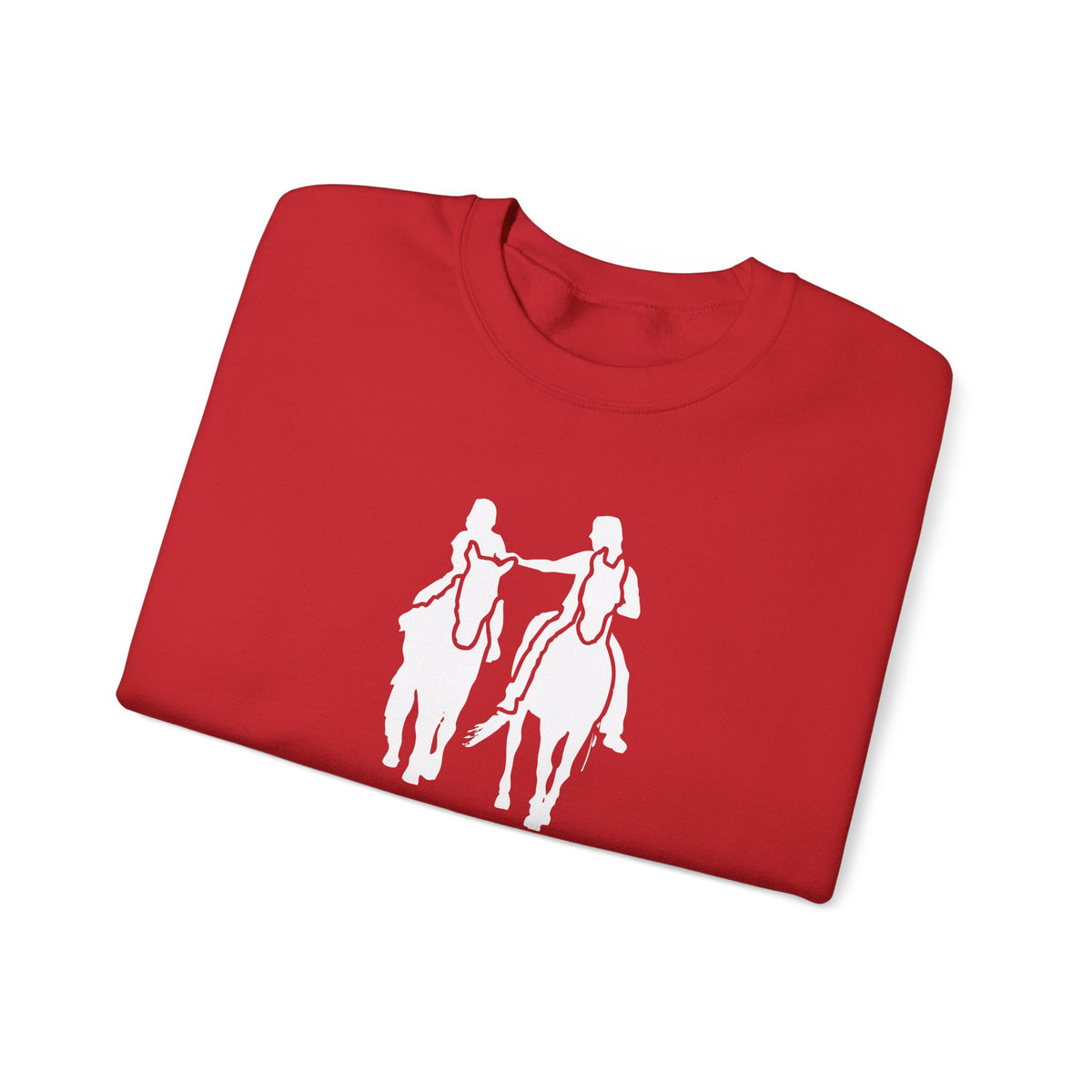 Horse Boy Crewneck Sweatshirt — Live Free, Ride Free on back