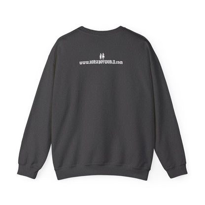 Live Free Ride Free - Light Letters - Unisex Heavy Blend™ Crewneck Sweatshirt