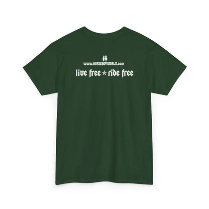 EU Printer - Horse Boy - Unisex Heavy Cotton Tee