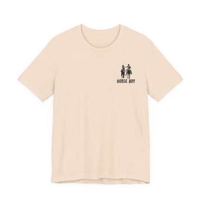 Horse Boy - Live Free Ride Free - Light colors -  Unisex Jersey Short Sleeve Tee