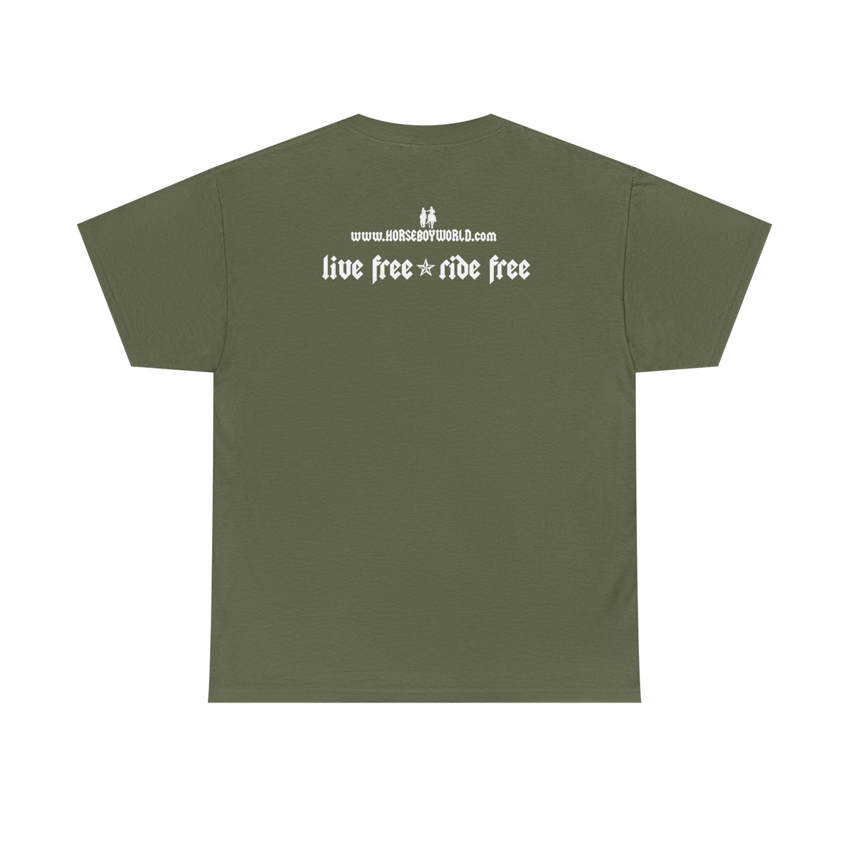EU Printer - Horse Boy - Unisex Heavy Cotton Tee