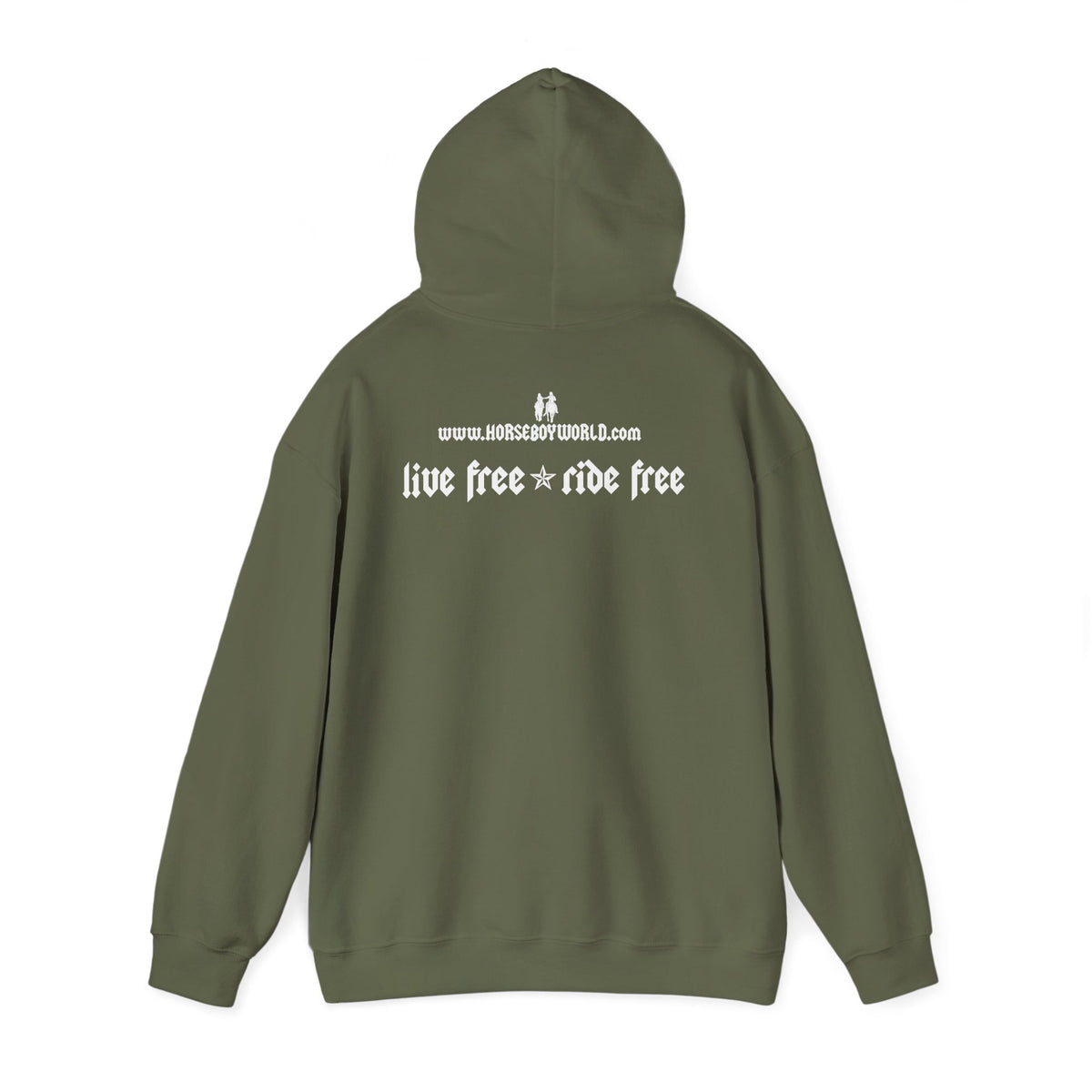 EU printer - Horse Boy Hoodie - Unisex Heavy Blend™ Hooded Sweatshirt