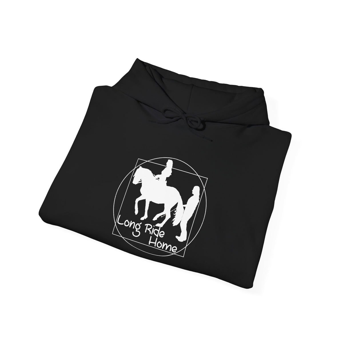 Long Ride Home White Logo Hoodie