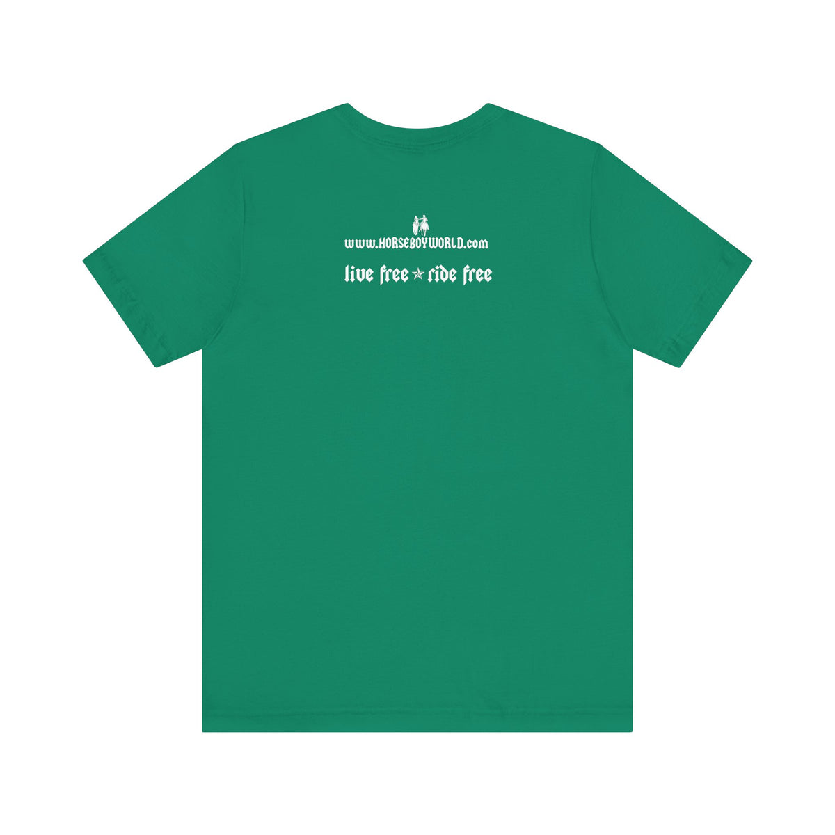 Horse Boy Small White Logo T-Shirt