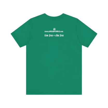 Horse Boy Small White Logo T-Shirt