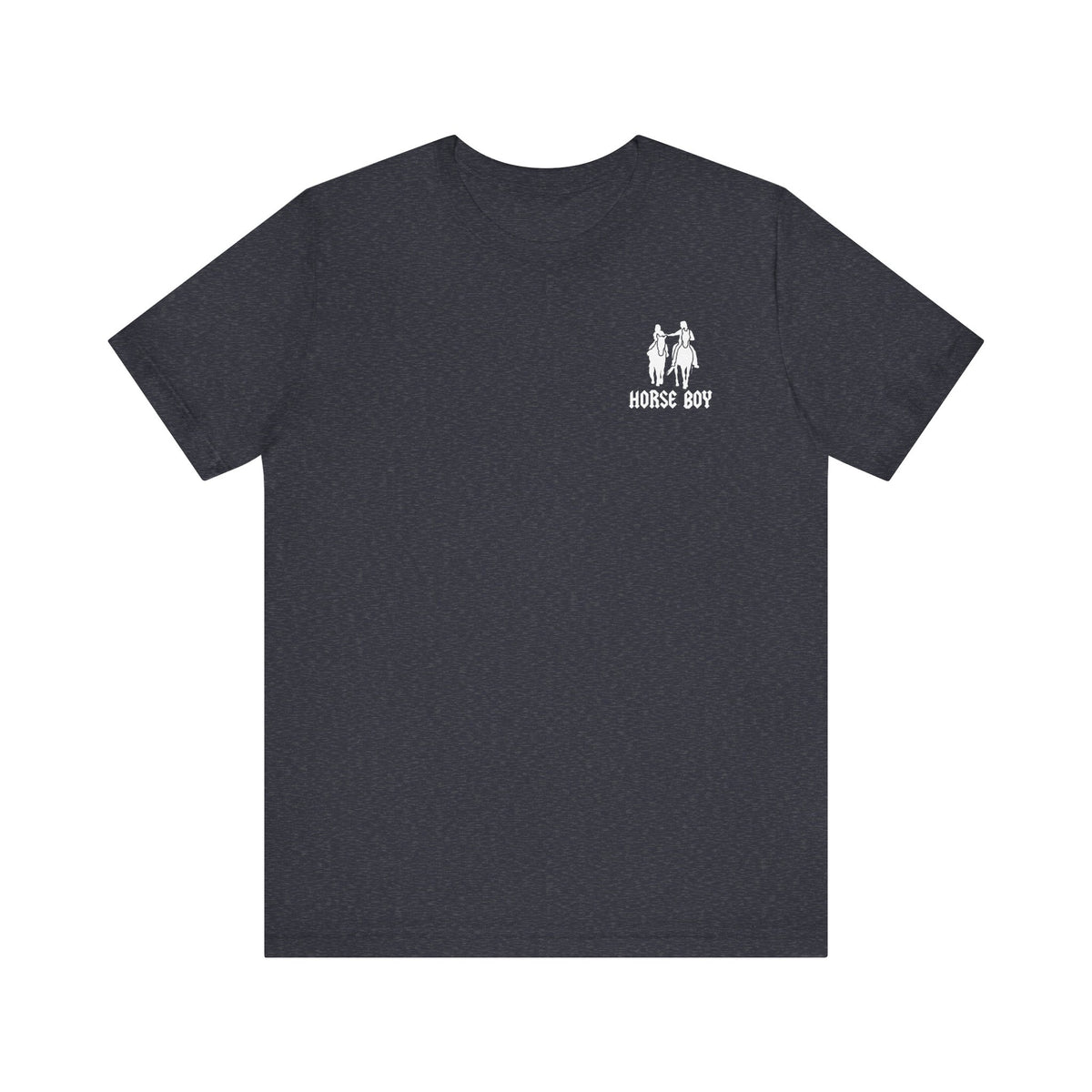 Horse Boy Small White Logo T-Shirt