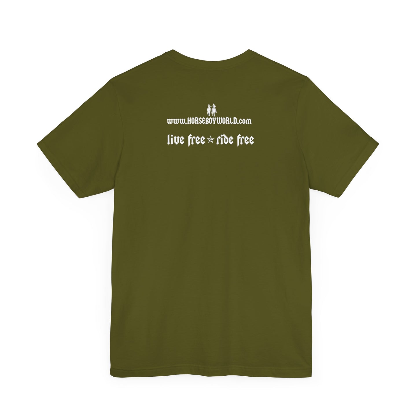 Horse Boy - Live Free Ride Free - Unisex Jersey Short Sleeve Tee