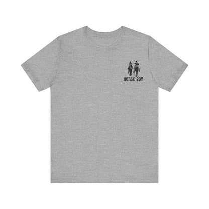 Horse Boy - Live Free Ride Free - Light colors -  Unisex Jersey Short Sleeve Tee