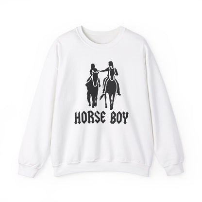 Horse Boy Logo Dark - Unisex Heavy Blend™ Crewneck Sweatshirt