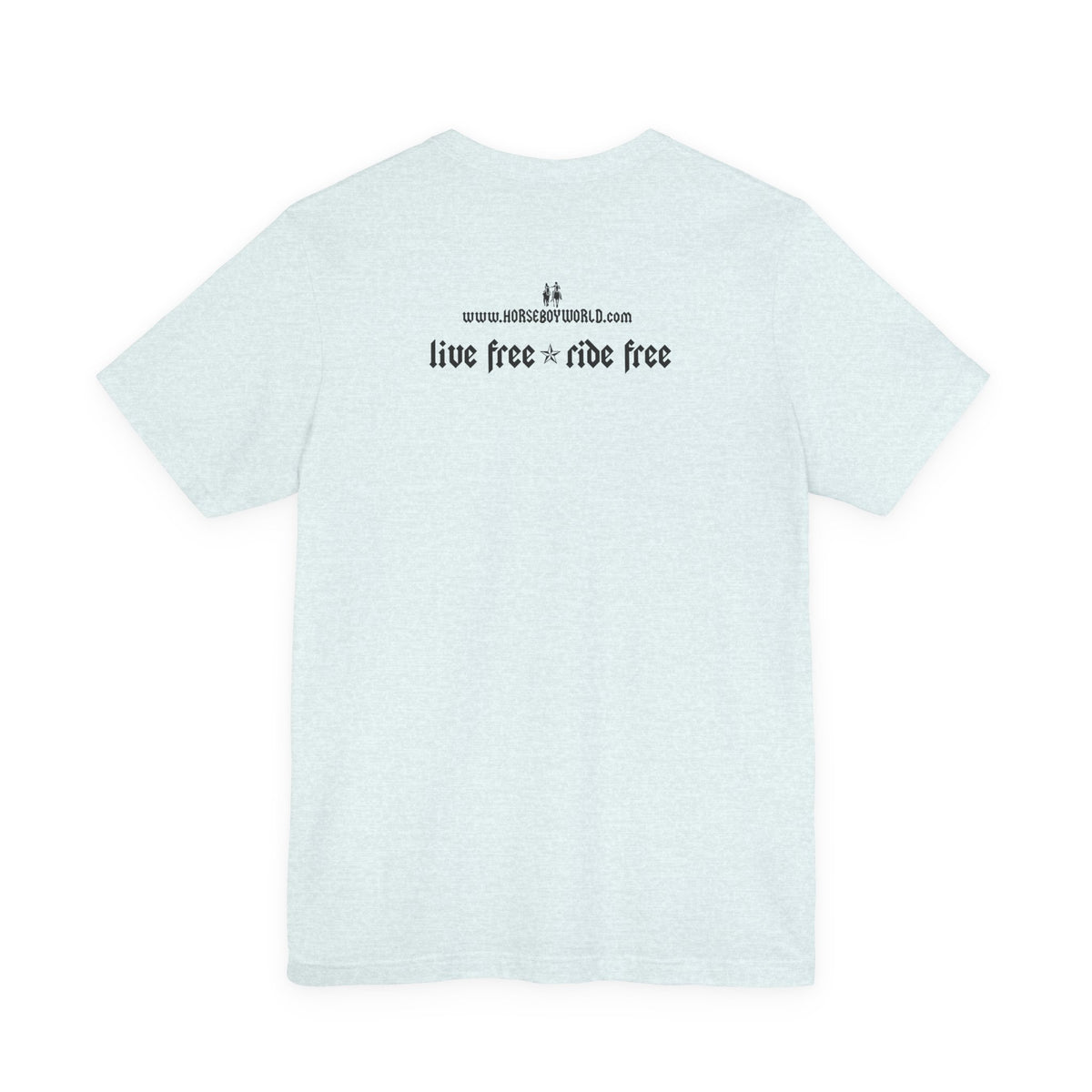 Horse Boy - Live Free Ride Free - Light colors -  Unisex Jersey Short Sleeve Tee