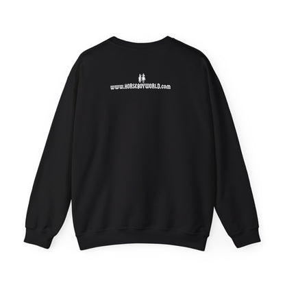 Live Free Ride Free - Light Letters - Unisex Heavy Blend™ Crewneck Sweatshirt